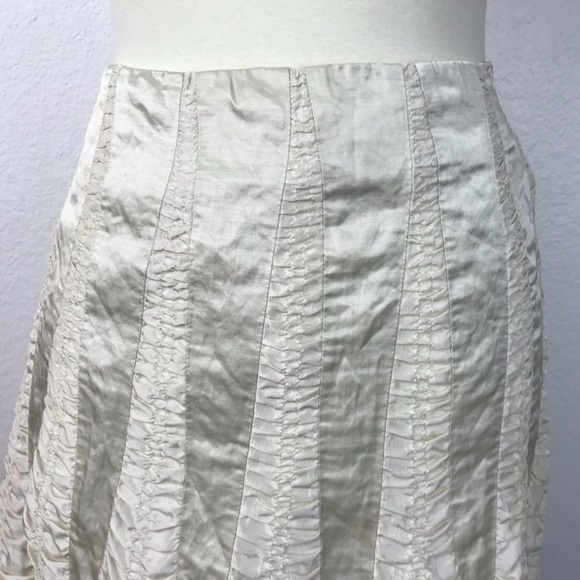 Tracy Reese New York Silk Blend Full Skirt Sk69 - Picture 2 of 8